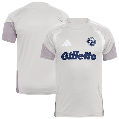 Men's Silver New England Revolution 2026 Competition Training Jersey
