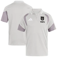 Men's adidas Silver Austin FC 2026 Tiro Competition Polo