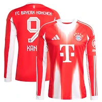 Men's adidas Harry Kane Red Bayern Munich 2025/26 Home Replica Long Sleeve Jersey