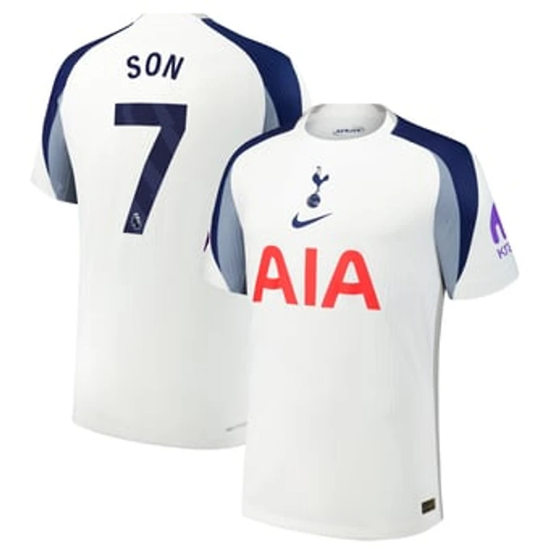 Men's Nike Son Heung-Min White Tottenham Hotspur 2025/26 Home Authentic Jersey