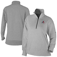 Women's Columbia Gray Arizona Diamondbacks Birchwood Hills Quarter-Zip Pullover