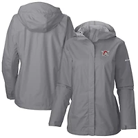 Women's Columbia Gray Pittsburgh Pirates Arcadia II Full Zip-Jacket