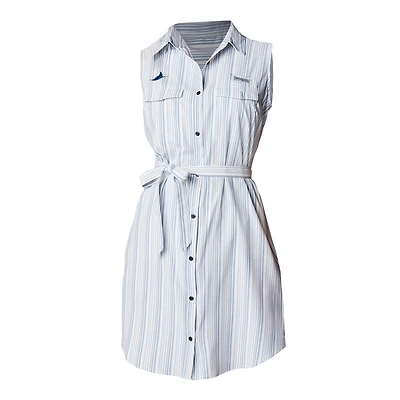 Women's Columbia White Tampa Bay Rays Sun Drifter Dress
