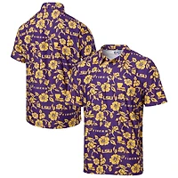 Men's Reyn Spooner  Purple LSU Tigers Pua Performance Polo