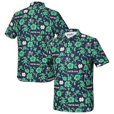 Men's Reyn Spooner  Navy Notre Dame Fighting Irish Pua Performance Polo