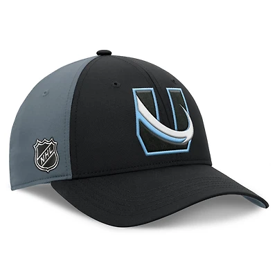 Men's Fanatics /Charcoal Utah Mammoth Alternate Logo Adjustable Hat