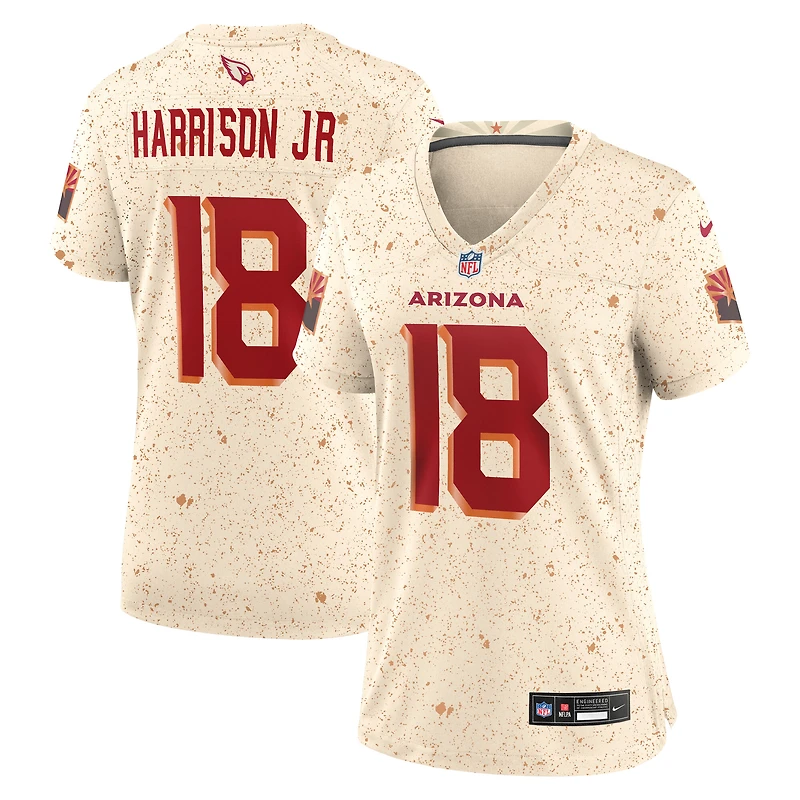 Women's Nike Marvin Harrison Jr. Natural Arizona Cardinals 2025 Rivalries Collection Game Jersey