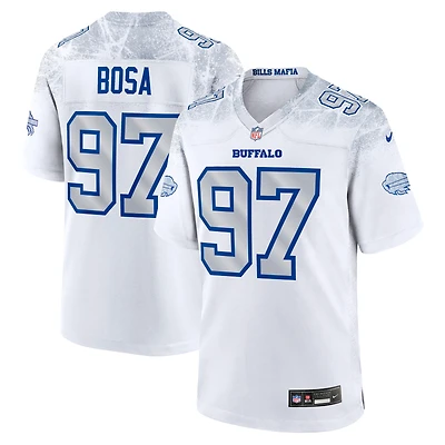 Men's Nike Joey Bosa White Buffalo Bills 2025 Rivalries Collection Game Jersey