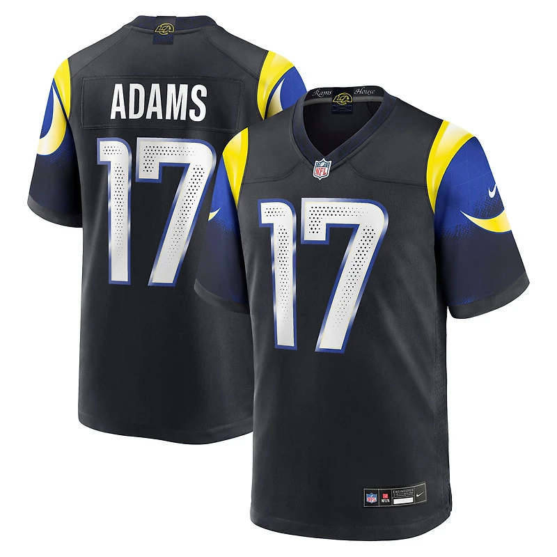 Men's Nike Davante Adams Midnight Blue Los Angeles Rams 2025 Rivalries Collection Game Jersey