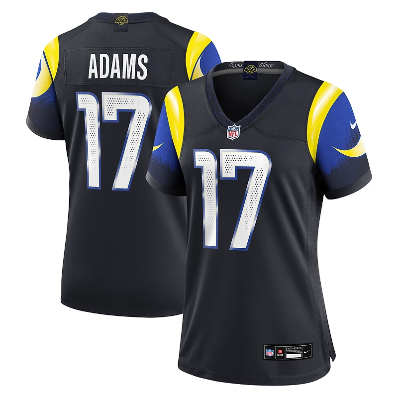 Women's Nike Davante Adams Midnight Blue Los Angeles Rams 2025 Rivalries Collection Game Jersey