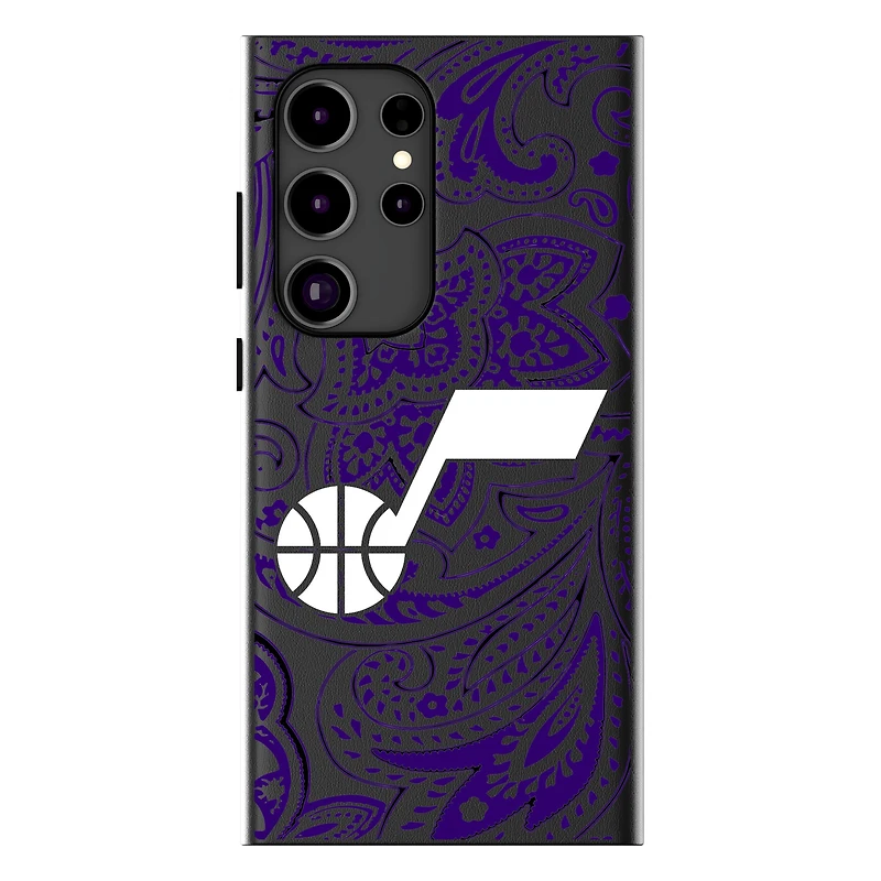 Keyscaper Utah Jazz Paisley Galaxy Magnetic Bump Case