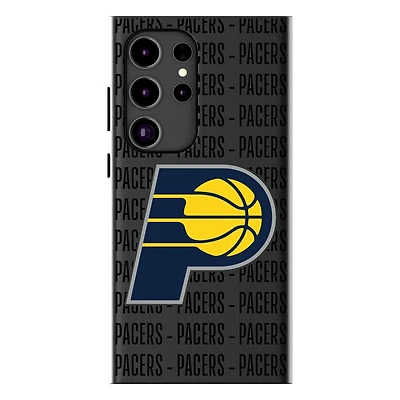 Keyscaper Indiana Pacers Text Backdrop Galaxy Magnetic Bump Case