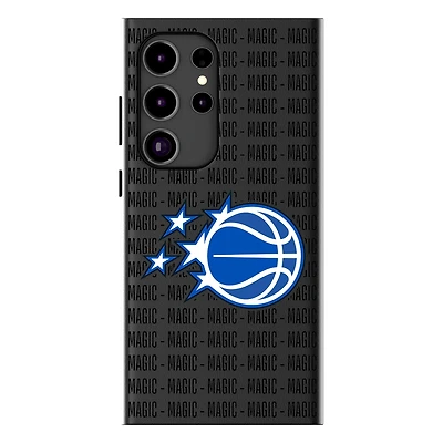 Keyscaper Orlando Magic Text Backdrop Galaxy Magnetic Bump Case