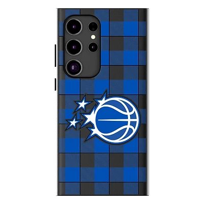 Keyscaper Orlando Magic Plaid Galaxy Magnetic Bump Case