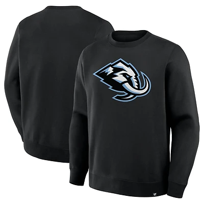 Men's Fanatics  Black Utah Mammoth Primary Logo Legacy Fleece Sweatshirt