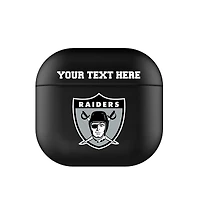 Keyscaper Las Vegas Raiders Personalized Insignia AirPods 4th Generation Case Cover