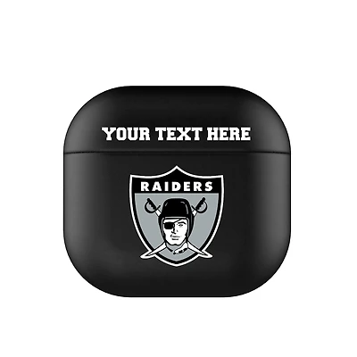Keyscaper Las Vegas Raiders Personalized Insignia AirPods 4th Generation Case Cover
