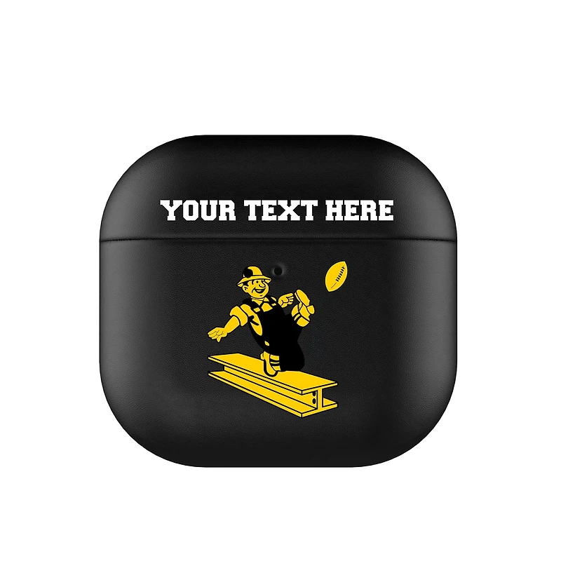 Keyscaper Pittsburgh Steelers Personalized Insignia AirPods 4th Generation Case Cover