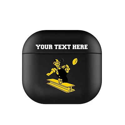 Keyscaper Pittsburgh Steelers Personalized Insignia AirPods 4th Generation Case Cover