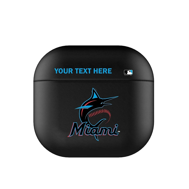 Keyscaper Miami Marlins Personalized Insignia AirPods 4th Generation Case Cover