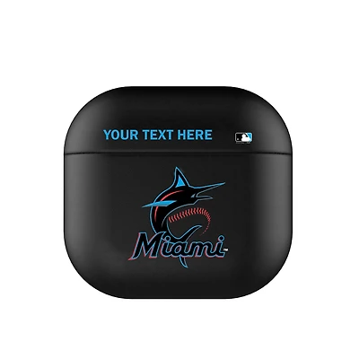 Keyscaper Miami Marlins Personalized Insignia AirPods 4th Generation Case Cover