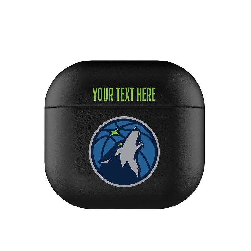 Keyscaper Minnesota Timberwolves Personalized Insignia AirPods 4th Generation Case Cover