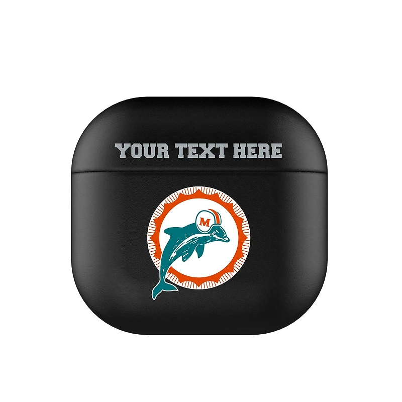 Keyscaper Miami Dolphins Personalized Insignia AirPods 4th Generation Case Cover