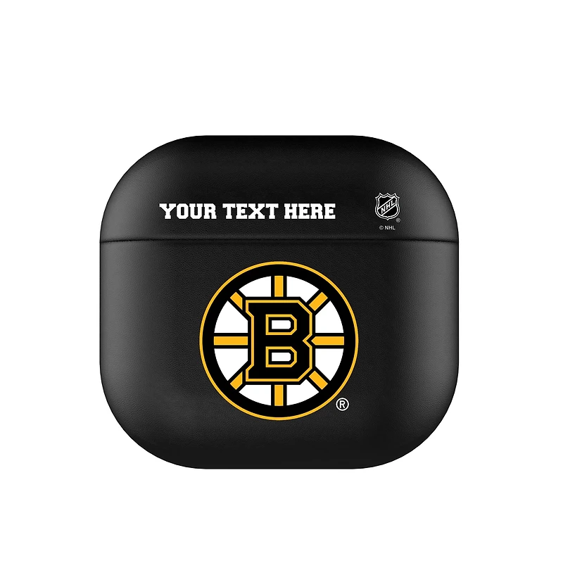 Keyscaper Boston Bruins Personalized Insignia AirPods 4th Generation Case Cover