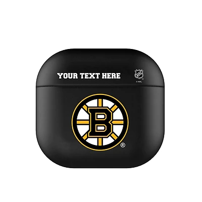 Keyscaper Boston Bruins Personalized Insignia AirPods 4th Generation Case Cover