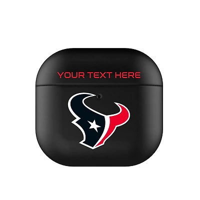 Keyscaper Houston Texans Personalized Insignia AirPods 4th Generation Case Cover