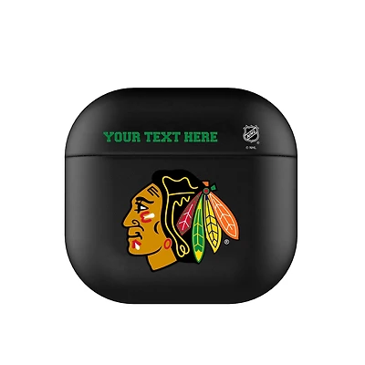 Keyscaper Chicago Blackhawks Personalized Insignia AirPods 4th Generation Case Cover