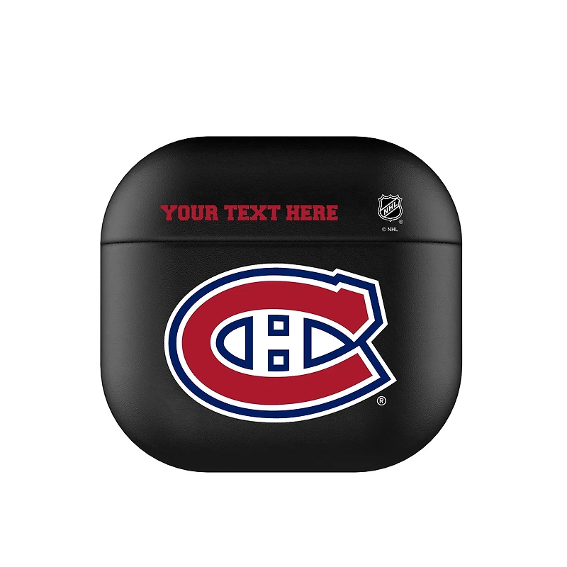 Keyscaper Montreal Canadiens Personalized Insignia AirPods 4th Generation Case Cover