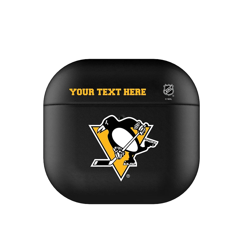 Keyscaper Pittsburgh Penguins Personalized Insignia AirPods 4th Generation Case Cover