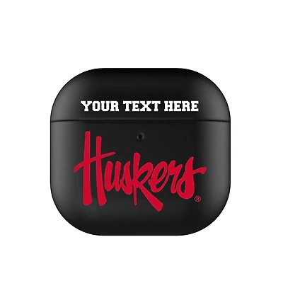 Keyscaper Nebraska Huskers Personalized Insignia AirPods 4th Generation Case Cover