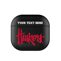 Keyscaper Nebraska Huskers Personalized Insignia AirPods 4th Generation Case Cover