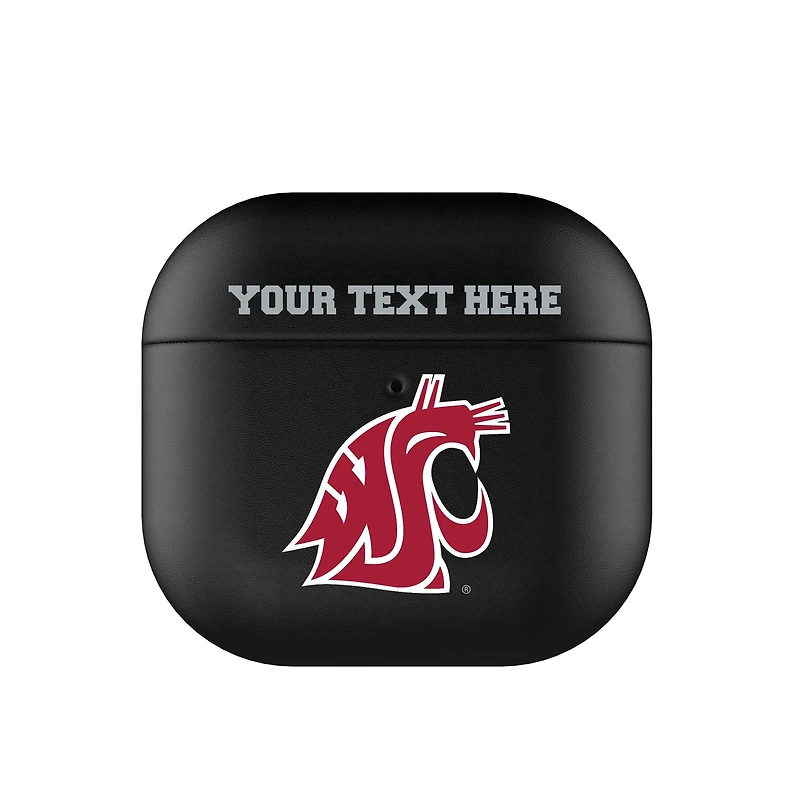 Keyscaper Washington State Cougars Personalized Insignia AirPods 4th Generation Case Cover
