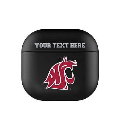 Keyscaper Washington State Cougars Personalized Insignia AirPods 4th Generation Case Cover