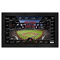 Highland Mint Arizona Diamondbacks Framed 12" x 20" 2025 Signature Field Photograph - Facsimile Signatures - Limited Edition of 5,000