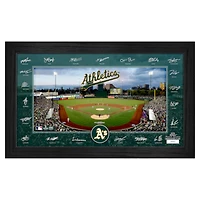 Highland Mint Athletics Framed 12" x 20" 2025 Signature Field Photograph - Facsimile Signatures - Limited Edition of 5,000