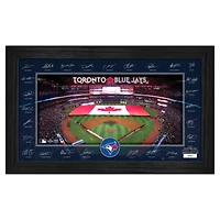 Highland Mint Toronto Blue Jays Framed 12" x 20" 2025 Signature Field Photograph - Facsimile Signatures - Limited Edition of 5,000