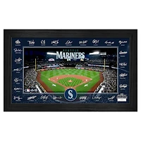 Highland Mint Seattle Mariners Framed 12" x 20" 2025 Signature Field Photograph - Facsimile Signatures - Limited Edition of 5,000