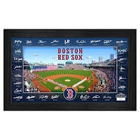 Highland Mint Boston Red Sox Framed 12" x 20" 2025 Signature Field Photograph - Facsimile Signatures - Limited Edition of 5,000