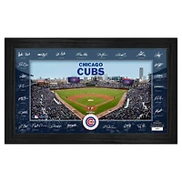 Highland Mint Chicago Cubs Framed 12" x 20" 2025 Signature Field Photograph - Facsimile Signatures - Limited Edition of 5,000