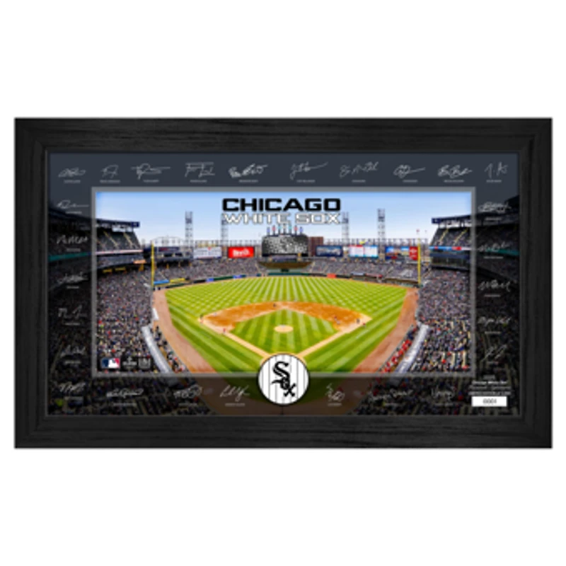 Highland Mint Chicago White Sox Framed 12" x 20" 2025 Signature Field Photograph - Facsimile Signatures - Limited Edition of 5,000