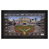 Highland Mint San Diego Padres Framed 12" x 20" 2025 Signature Field Photograph - Facsimile Signatures - Limited Edition of 5,000