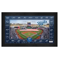 Highland Mint Kansas City Royals Framed 12" x 20" 2025 Signature Field Photograph - Facsimile Signatures - Limited Edition of 5,000