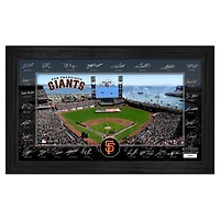 Highland Mint San Francisco Giants Framed 12" x 20" 2025 Signature Field Photograph - Facsimile Signatures - Limited Edition of 5,000