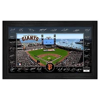 Highland Mint San Francisco Giants Framed 12" x 20" 2025 Signature Field Photograph - Facsimile Signatures - Limited Edition of 5,000