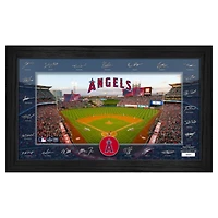 Highland Mint Los Angeles Angels Framed 12" x 20" 2025 Signature Field Photograph - Facsimile Signatures - Limited Edition of 5,000