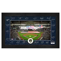 Highland Mint Milwaukee Brewers Framed 12" x 20" 2025 Signature Field Photograph - Facsimile Signatures - Limited Edition of 5,000